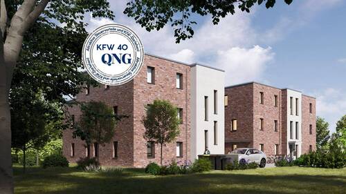 Visualisierung - Großzügig geschnitten, nachhaltig gedacht - Wohnkomfort im KfW-40-Standard