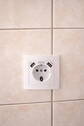 Steckdose mit USB - Anschluss - 