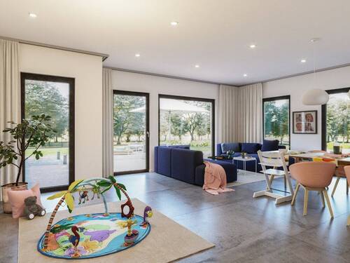 Beispiel Wohnzimmer - Einfamilienhaus mit 154,00 m&sup2; in Trebbin zum Kaufen