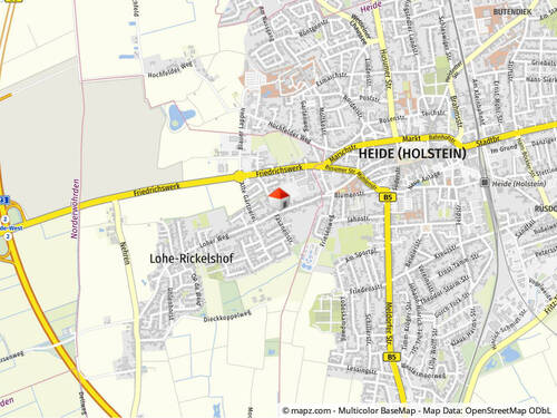 Kartenausschnitt - 