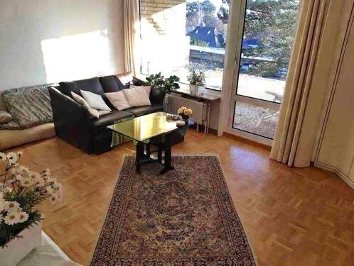 Wohnzimmer zum Balkon - Etagenwohnung mit 37,00 m&sup2; in Timmendorfer Strand zur Miete