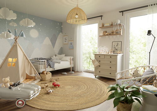 SV145 - Kinderzimmer - 5 Zimmer Einfamilienhaus zum Kaufen in Nägelstedt