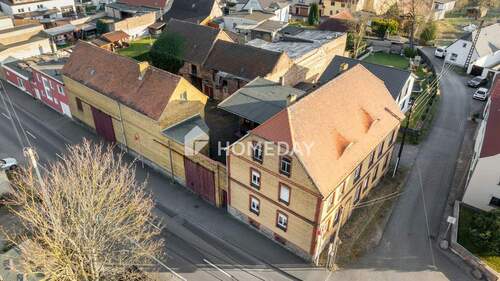 Außenansicht Drohne 4 - 8 Zimmer Einfamilienhaus in Landsberg