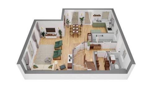 Bild 2 - 4 Zimmer Reihenmittelhaus in Selm