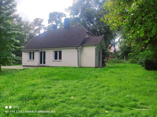 Außenansicht (3) - Suchen Sie ein idyllisch gelegenes Einfamilienhaus mitten in Wolfen ?