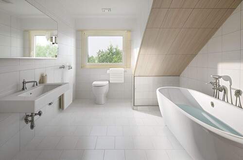 Badezimmer - Reihenmittelhaus mit 121,00 m² in Hagen zum Kaufen