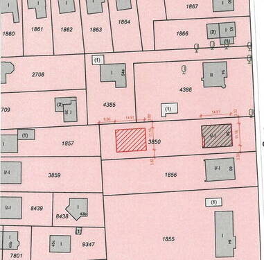 Auszug Flurkarte Vorbescheid - Grundstück in Hamburg zum Kaufen