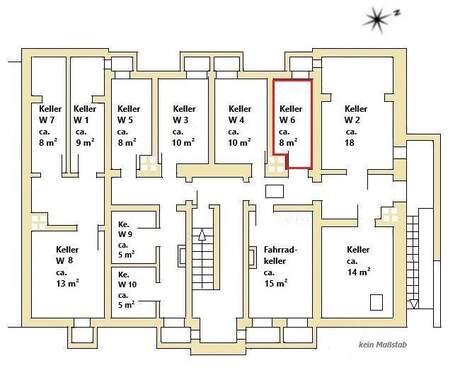Kellergeschoss - Kellerraum zur Wohnung - 