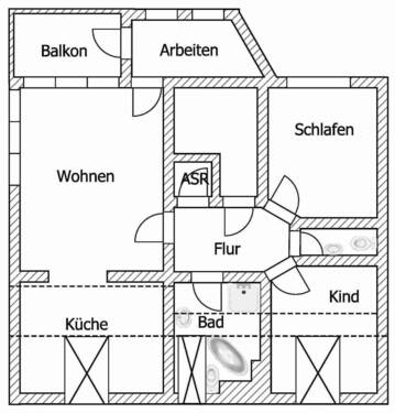 02 W0270.jpg - 3 Zimmer Etagenwohnung in Riesa