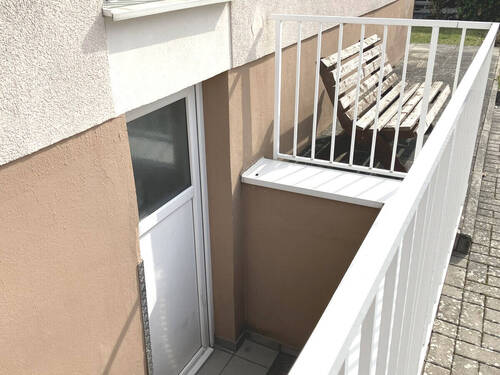 Zugang zum Fahrradraum über Außentreppe - 