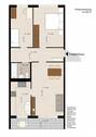 Grundriss - 3 Zimmer Etagenwohnung in Dessau-Roßlau