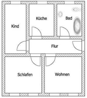 03 W3439.jpg - Etagenwohnung mit 68,00 m&sup2; in Riesa zur Miete