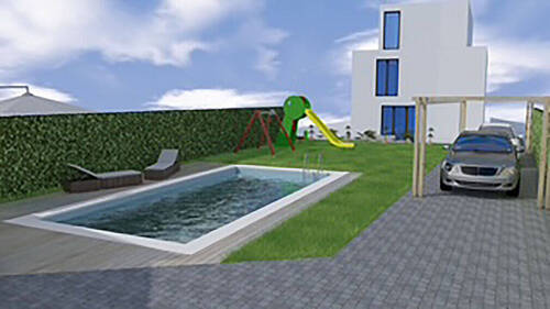 Pool - 4 Zimmer Mehrfamilienhaus, Wohnhaus in Hamburg Lohbrügge