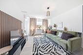 Wohnzimmer - 2 Zimmer Etagenwohnung zur Miete in Karlsruhe