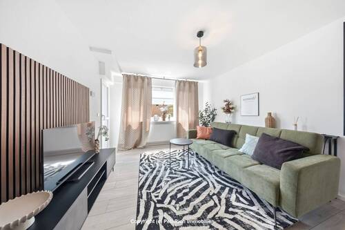 Wohnzimmer - 2 Zimmer Etagenwohnung zur Miete in Karlsruhe