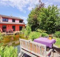 Einfamilienhaus mit Garten, Teich und Garage in ruhiger Wohnlage von Konz-Roscheid