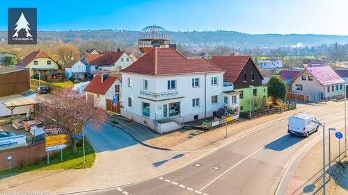Luftbild - 4 Zimmer Gewerbeobjekt (Büro, Produktion, Verkauf) in Gernrode