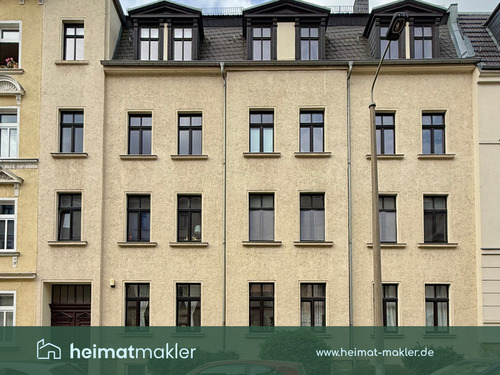 Frontansicht - 3 Zimmer Etagenwohnung zum Kaufen in Leipzig