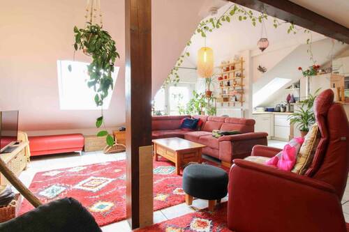Wohnzimmer B2 - Etagenwohnung mit 82,80 m&sup2; in Kahl am Main zum Kaufen