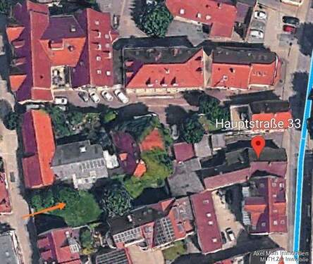 Luftaufnahme - RESERVIERT - Bauplatz als Baulücke! Grundstück mitten in Sulzfeld.