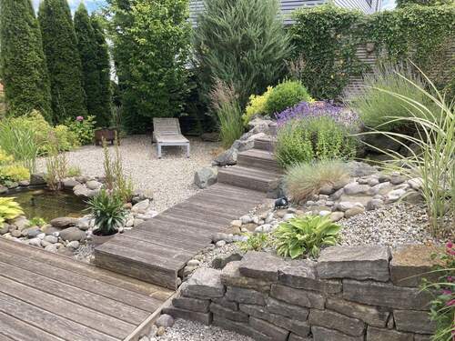 1 Garten oberer Sitzplatz-Teich - 