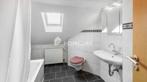Badezimmer 1 - Etagenwohnung mit 50,00 m&sup2; in Otterstadt zum Kaufen
