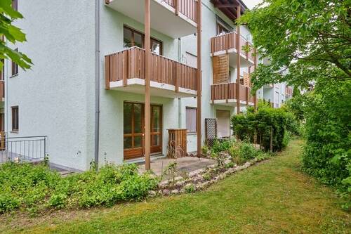 Terrasse - 2 Zimmer Etagenwohnung zum Kaufen in Straubing