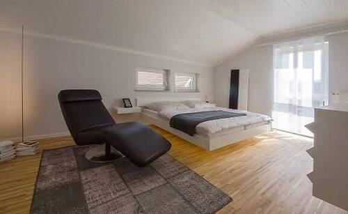 Visualisierung Schlafen - Einfamilienhaus mit 93,00 m&sup2; in Stoffen zum Kaufen