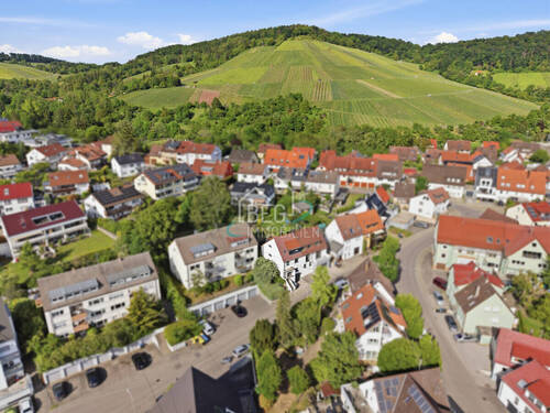 Luftansicht - 5 Zimmer Doppelhaushälfte in Korb