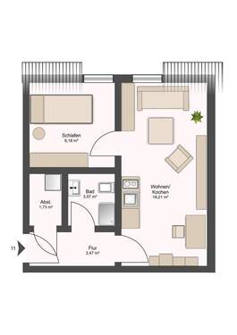 Wohnung 11 - 