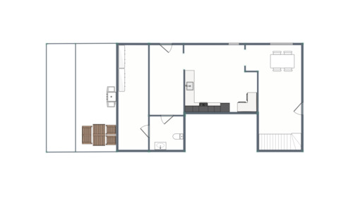 Erdgeschoss rechte Doppelhaushälfte - 
