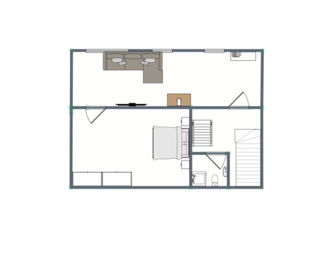 1. Obergeschoss rechte Doppelhaushälfte - 