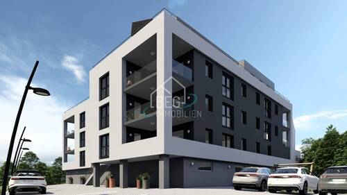 Seitenansicht - 2 Zimmer Etagenwohnung zum Kaufen in Gaildorf