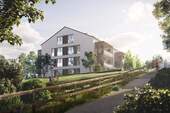 Visualisierung der Straßenansicht - 3 Zimmer Etagenwohnung zum Kaufen in Markt Schwaben