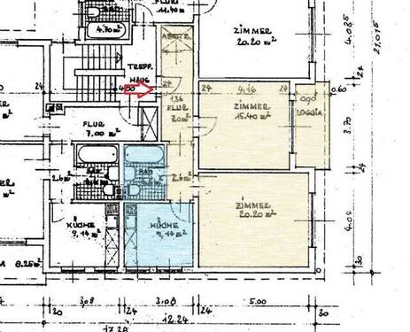 Bild 2 - 2 Zimmer Etagenwohnung zur Miete in Bremen