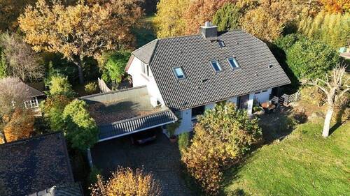 Vorderansicht - Einfamilienhaus mit tollem Grundstück und Weitblick in schöner Wohnlage von Maschen-Horst!