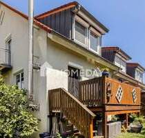 Einladendes Reihenendhaus: Ihr gemütliches Zuhause mit Kamin, Südwest-Balkon und Gartenidylle - Pohlheim Watzenborn-Steinberg