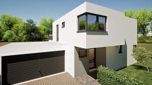 Haus von Südwesten - MTI s-elect - KfW KFN 40 Bauhaus in Bestlage