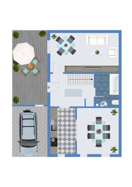 Erdgeschoß - Einfamilienhaus mit 130,00 m&sup2; in Mutterstadt zum Kaufen