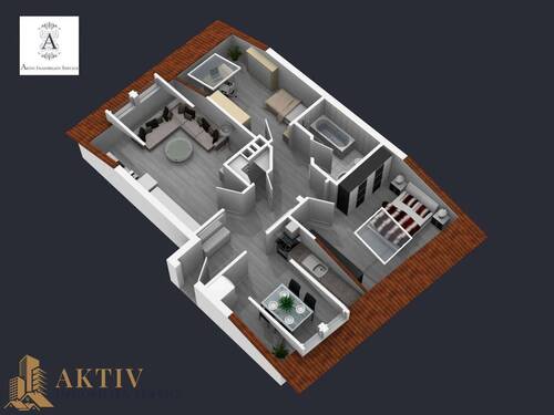 3D-Plan Ansicht 1 - 