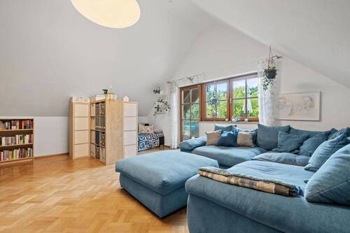 Wohnzimmer - Etagenwohnung mit 127,00 m² in Ravensburg zum Kaufen