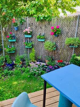 kleiner Garten hinter dem Haus - Einfamilienhaus mit 98,00 m&sup2; in Offenbach am Main zur Miete