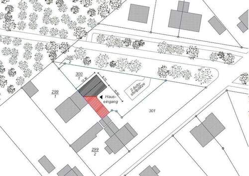 Lageplan inklusive Anbau - 