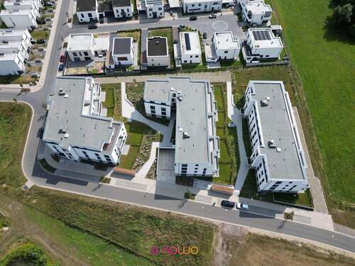 Vogelperspektive der Häuser - 