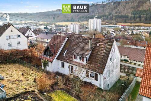 Luftansicht - 1 Zimmer Mehrfamilienhaus, Wohnhaus in Albstadt