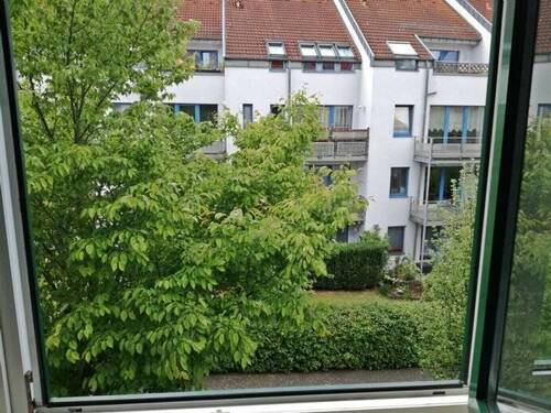 Blick aus dem Wohnzimmerfenster - 