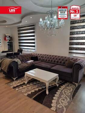 Wohnzimmer EG - 8 Zimmer Mehrfamilienhaus, Wohnhaus in Marl