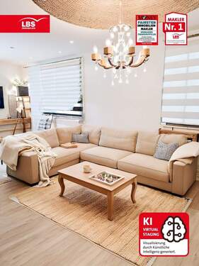 Wohnzimmer EG - Mehrfamilienhaus, Wohnhaus mit 239,00 m&sup2; in Marl zum Kaufen