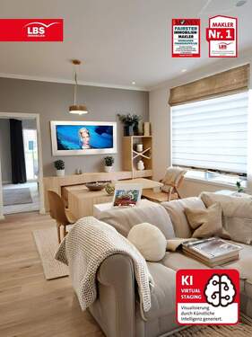 Wohnzimmer & Essbereich EG - 