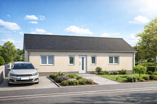 Beispielvisualisierung - Ihr neues Einfamilienhaus in Taubenheim - modernes Wohnen ab Ende 2026